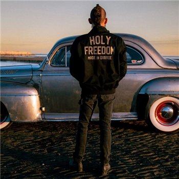 cafe 4 racer - Holy Freedom Crew Bomber bunda černá - HOLY FREEDOM Bundy 