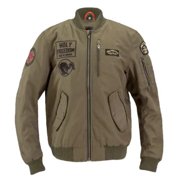cafe 4 racer - Queen Kerosin Bee Queen college jacket black - KING KEROSIN Jackets 