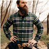 cafe 4 racer - Holy Freedom Macleod lined shirt green - HOLY FREEDOM Shirts 