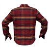 cafe 4 racer - Holy Freedom Redford lined shirt red - HOLY FREEDOM Shirts 