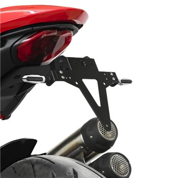 cafe 4 racer - License Plate Holder BMW X-Line BMW R nine T 13-21 Black Adjustable T-Piece Reflector - HS MOTO Germany License plate holders 4251361268349