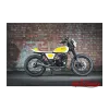 cafe 4 racer - Sedadlo Tracker Flat Scrambler FL2 BMW RS100S/R90/R80 - Cafe4Racer Čiastočne čalúnené 