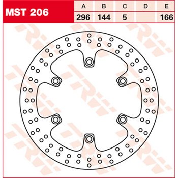 cafe 4 racer - MD604LS EBC INOX-Disc - EBC Brake discs 5050953305450