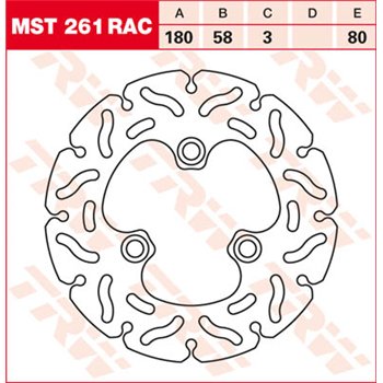 cafe 4 racer - TRW Brake disc MST306 - TRW Brake discs 3322937354894
