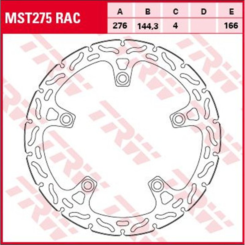 cafe 4 racer - TRW Brake disc MST275RAC - TRW Brake discs 3322938192006