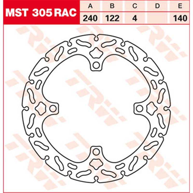cafe 4 racer - TRW Brake disc MST305RAC - TRW Brake discs 3322937496532