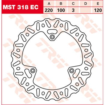 cafe 4 racer - TRW Brake disc MST289RAC - TRW Brake discs 3322938274122