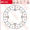 TRW Brake disc MST321