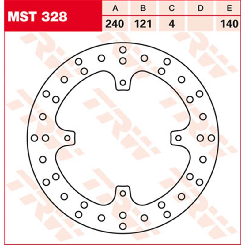 cafe 4 racer - TRW Brake disc MST328 - TRW Brake discs 3322937354795