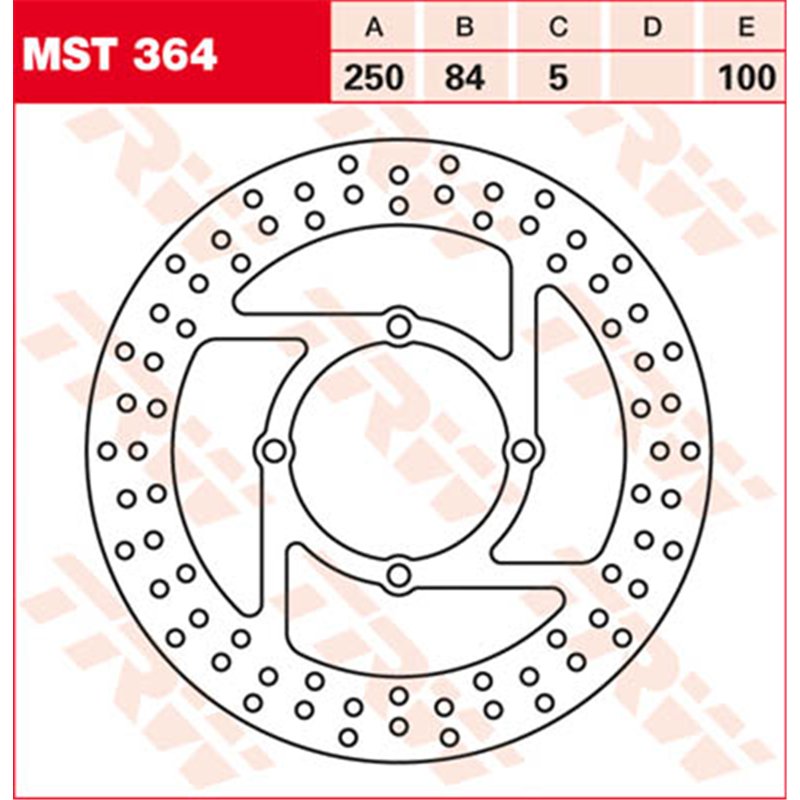 cafe 4 racer - TRW Brake disc MST364 - TRW Brake discs 3322937392445