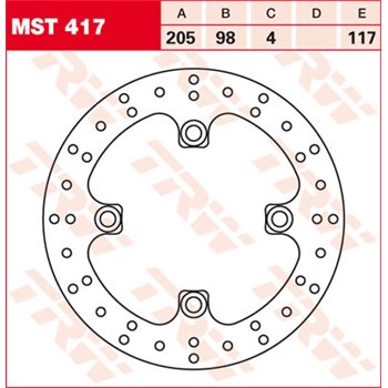 cafe 4 racer - UTVX6338 EBC INOX VEE-Rotor - EBC Brake discs 