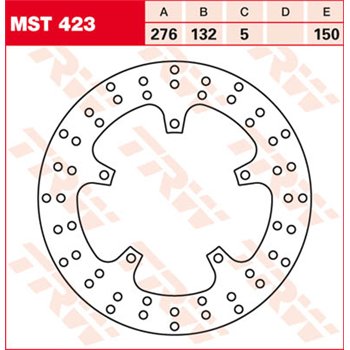 cafe 4 racer - MD6066D EBC INOX-Disc - EBC Brake discs 5050953305627