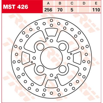 TRW Brzdový kotouč MST426