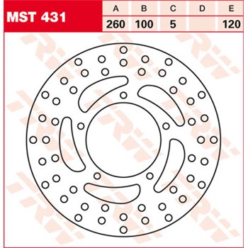 cafe 4 racer - MD8003X EBC INOX X-Disc - EBC Brake discs 