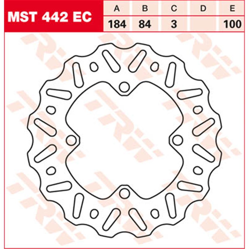 cafe 4 racer - TRW Brake disc MST442EC - TRW Brake discs 3322938023720