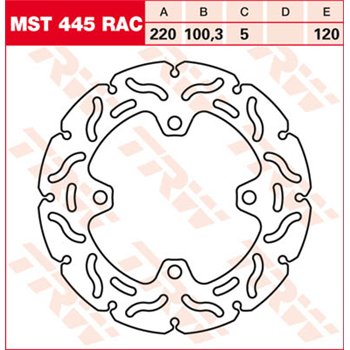 cafe 4 racer - MD3109X EBC INOX X-Brzdový kotouč - EBC Brzdové kotouče 5050953843471