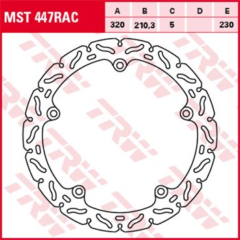 cafe 4 racer - MD957D EBC INOX-Disc - EBC Brake discs 5050953309076