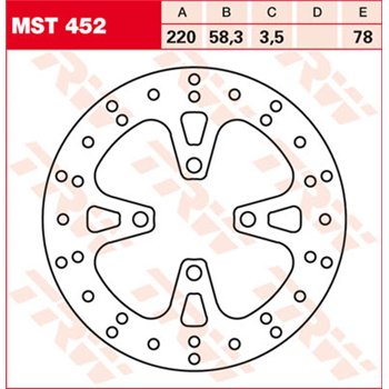 cafe 4 racer - MD6103D EBC INOX-Disc - EBC Brake discs 5050953305979