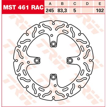 cafe 4 racer - MD6028CX EBC INOX CX Disc - EBC Brake discs 5050953626883
