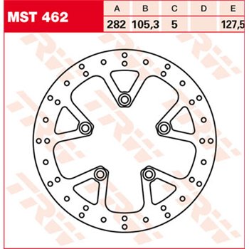 cafe 4 racer - MD699 EBC Carbonstahl Brzdový kotouč - EBC Brzdové kotouče 5050953316616