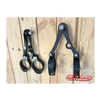 cafe 4 racer - Headlight holder 50mm black - Cafe4Racer Headlights  brackets & holders   