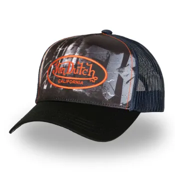 cafe 4 racer - WCC OG Cross Flatbill cap black/white - WEST COAST CHOPPERS Šiltovka 
