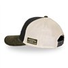 cafe 4 racer - Von Dutch Semi-Curved Skull cap black/green/white - Von Dutch Caps 