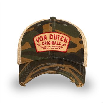 cafe 4 racer - Von Dutch Mac kšiltovka camo - Von Dutch Kšiltovky 