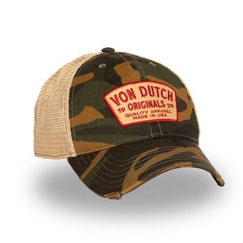 cafe 4 racer - Von Dutch Mac šiltovka camo - Von Dutch Šiltovka 