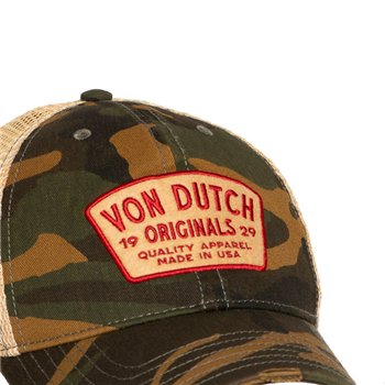cafe 4 racer - Von Dutch Mac šiltovka camo - Von Dutch Šiltovka 