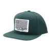 cafe 4 racer - Feuling American flag Snapback Cap green  - FEULING Caps 