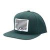 cafe 4 racer - Feuling americká vlajka Snapback šiltovka zelená - FEULING Šiltovka 