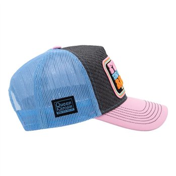cafe 4 racer - Queen Kerosin Fuck Rules trucker cap rose - KING KEROSIN Caps 