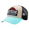 cafe 4 racer - King Kerosin Bad To The Bone trucker cap turquoise/ecru - KING KEROSIN Caps 