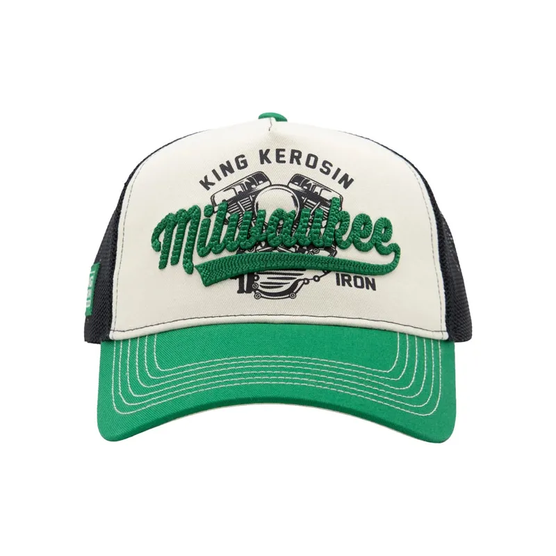 cafe 4 racer - King Kerosin Milwaukee trucker cap  - KING KEROSIN Caps 