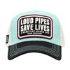 cafe 4 racer - King Kerosin Loud Pipes trucker cap - KING KEROSIN Caps 