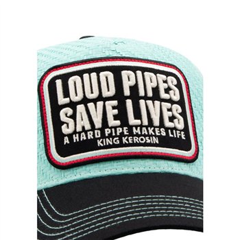 cafe 4 racer - King Kerosin Loud Pipes trucker cap - KING KEROSIN Caps 