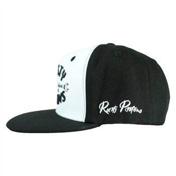 cafe 4 racer - Rusty Pistons Baxter cap black/white - Rusty Pistons Caps 