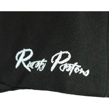 cafe 4 racer - Rusty Pistons Baxter cap black/white - Rusty Pistons Caps 