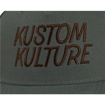 cafe 4 racer - Rusty Pistons Gladys cap gray/brown - Rusty Pistons Caps 