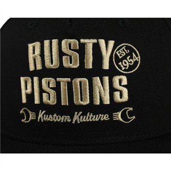 cafe 4 racer - Rusty Pistons Vernon cap black - Rusty Pistons Caps 