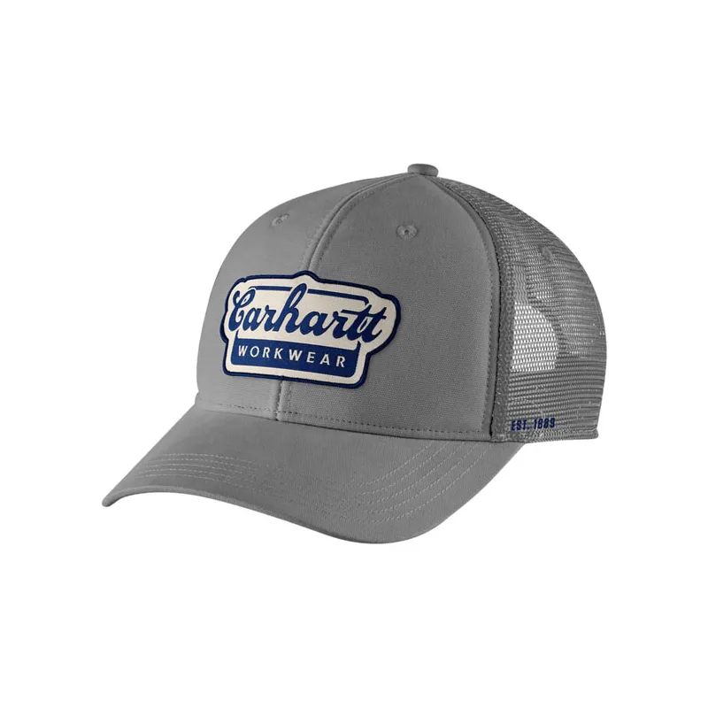 cafe 4 racer - Carhartt Twill Mesh-Back Script cap steel - Carhartt Caps 