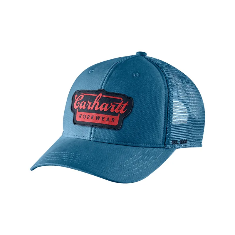cafe 4 racer - Carhartt Twill Mesh-Back Script cap dark  - Carhartt Caps 