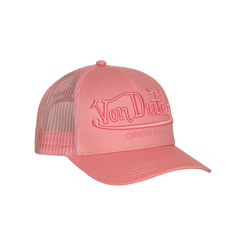 cafe 4 racer - Von Dutch Embroidery Style cap pink - Von Dutch Caps 