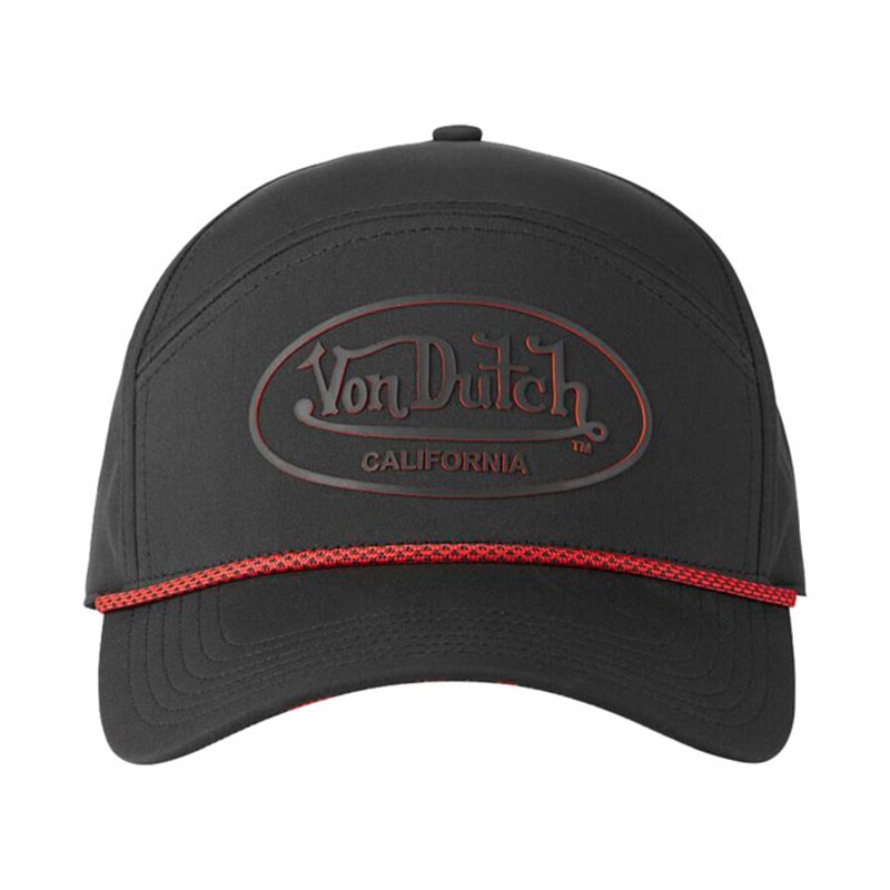 cafe 4 racer - Von Dutch Modern 6-panel černá kšiltovka - Von Dutch Šiltovka 