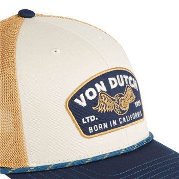 cafe 4 racer - Von Dutch Semi curve cap mustard - Von Dutch Caps 