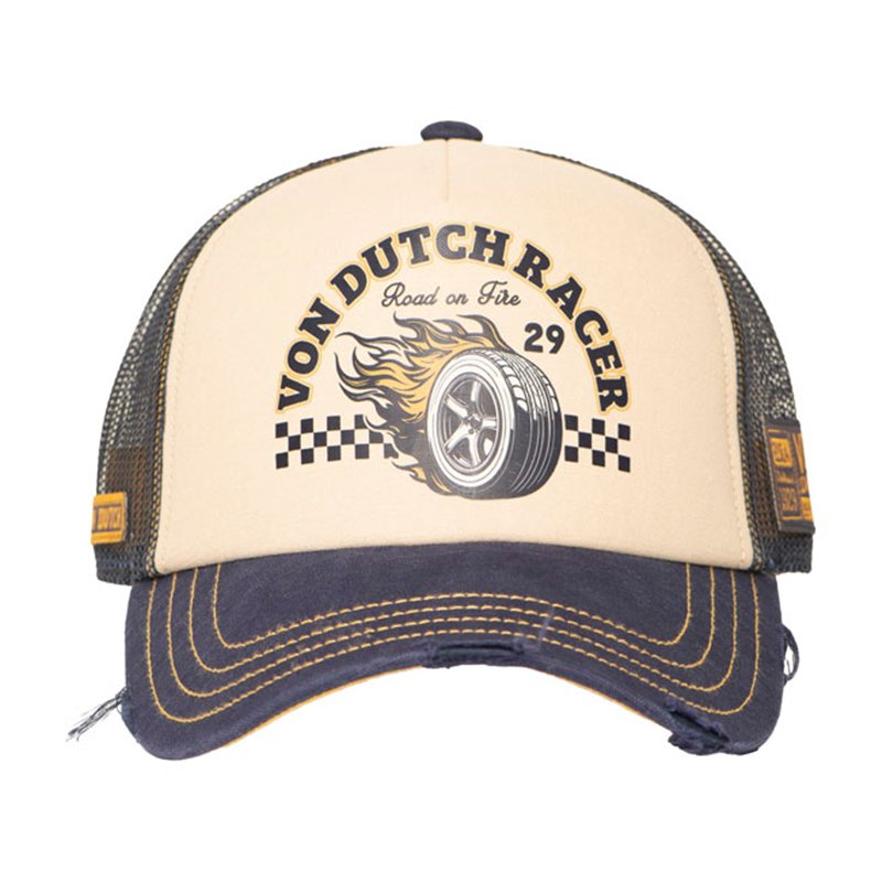 cafe 4 racer - Von Dutch Trucker crew cap hard race - Von Dutch Caps 