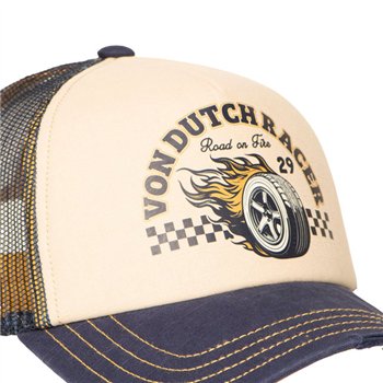 cafe 4 racer - Von Dutch Trucker crew cap hard race - Von Dutch Caps 