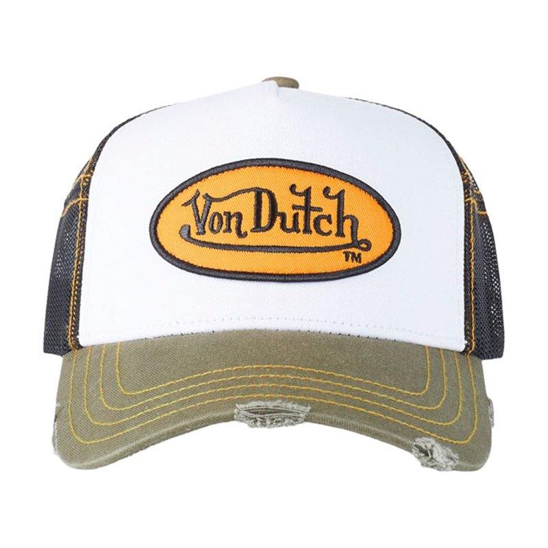 cafe 4 racer - Von Dutch Trucker mesh cap white/black - Von Dutch Caps 