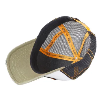 cafe 4 racer - Von Dutch Trucker síťovaná kšiltovka bílá/černá - Von Dutch Kšiltovky 